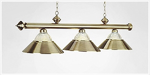 Photo de la lampe de billard B48-RIB-AB