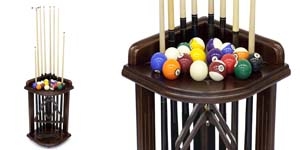 Photo de la lampe de billard RACKWMA FLR Support a baguettes de billard